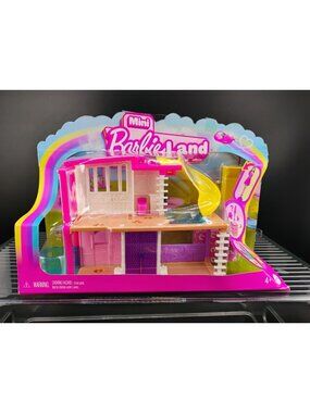 Mini Barbie Land Playset With Slide & Mystery Accessory Fun Toy